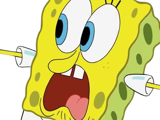 SpongeBob shocked png by PaddyMcClellan on DeviantArt