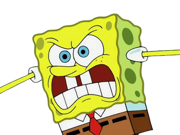 SpongeBob angry png by PaddyMcClellan on DeviantArt