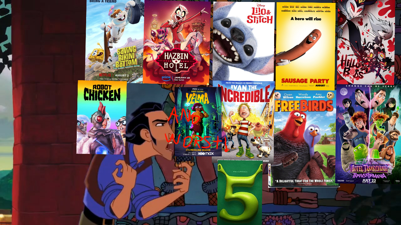 Worst animation movies and shows by PaddyMcClellan on DeviantArt