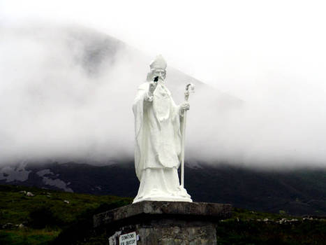 St Patrick on a Foggy day