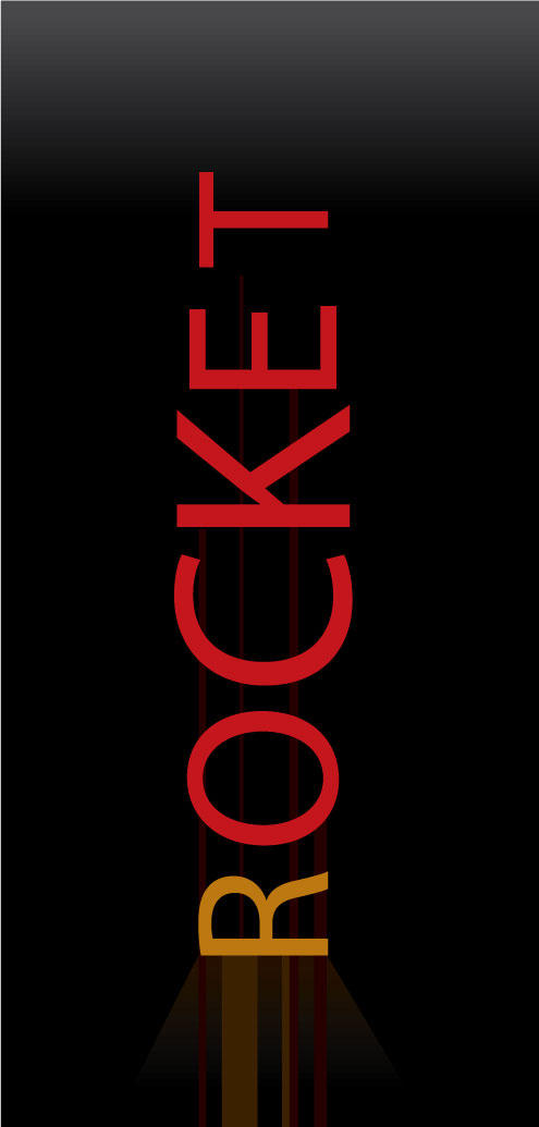 Rocket Typography by MarkDraws892 on DeviantArt