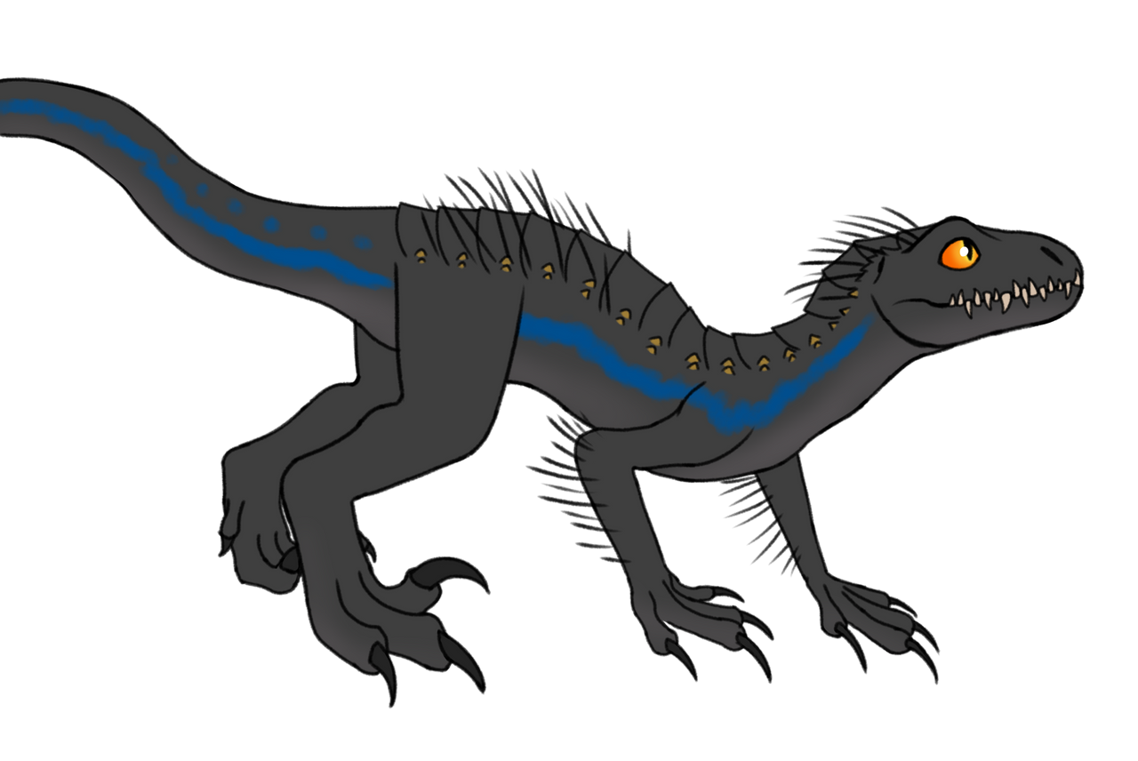 Indigo Raptor Deviantart Baby indoraptor Indigo by WhiteDinocrocuta on DeviantArt