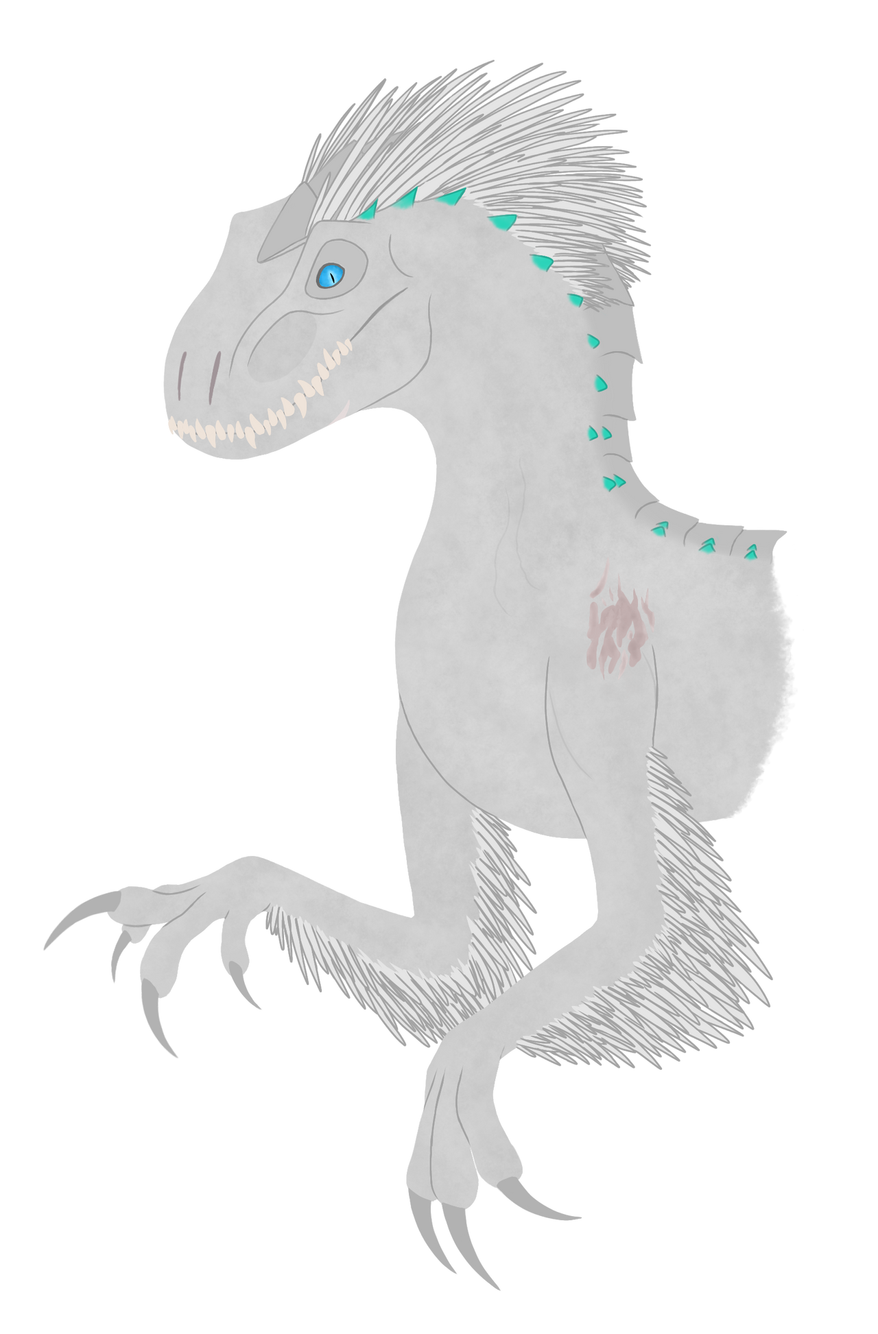 Razor Raptor Back Razor the indoraptor by WhiteDinocrocuta on DeviantArt