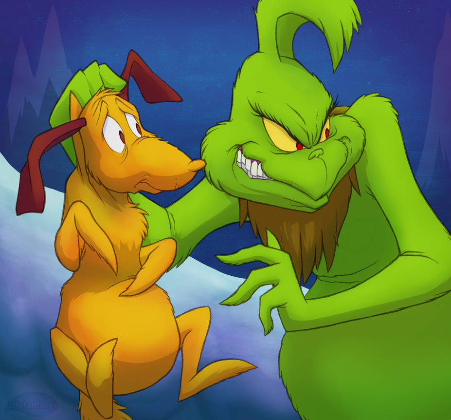The Grinch and Max (Gift) by Lifefantasyx on DeviantArt