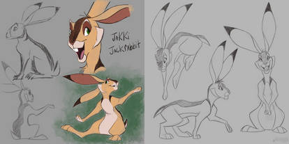 Jakki Jackrabbit Character Concept