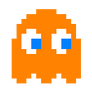 PACMAN - CLYDE - ORANGE GHOST