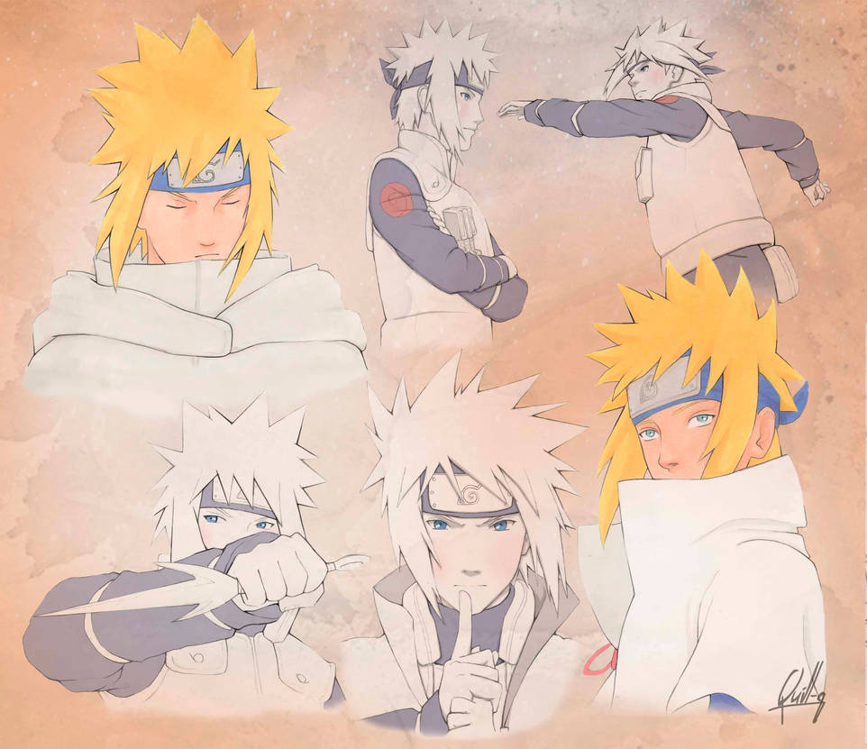 Minato First Design Naruto sketches - Minato by Quill-q on DeviantArt