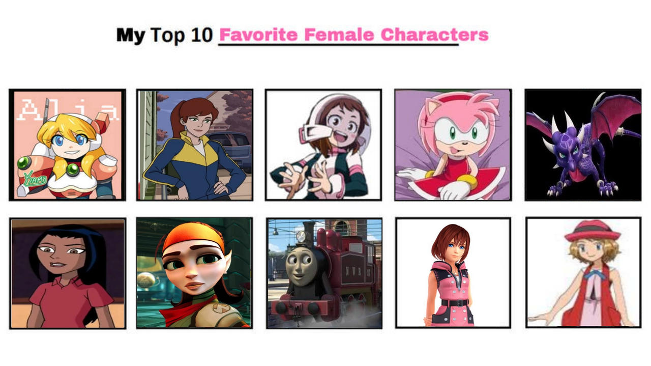My Top 10 Favorite Female Characters By Jonatan55484 On Deviantart My Top 10 Favorite Female Characters By Jonatan55484 On Deviantart