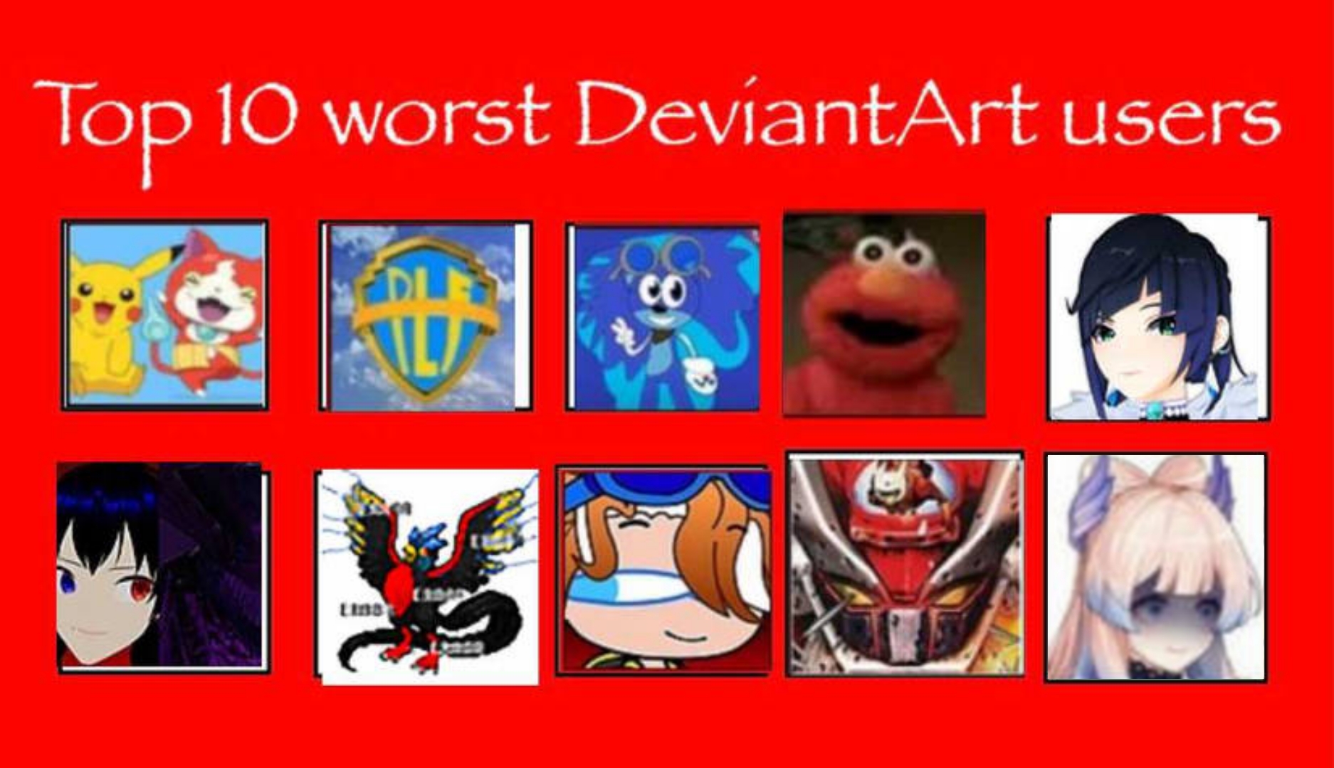 Deviantart Fail Top 10 worst Deviantart users by jonatan55484 on DeviantArt