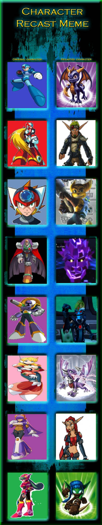 Recast Deviantart Mega Man X Recast by jonatan55484 on DeviantArt