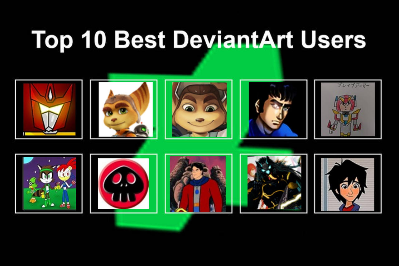 1. Deviantart My Top 10 Best Deviantart Users by jonatan55484 on DeviantArt