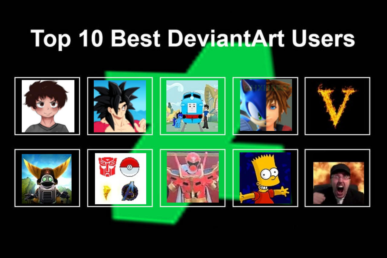Bиd Deviantart My Top 10 Best Deviantart Users by jonatan55484 on DeviantArt