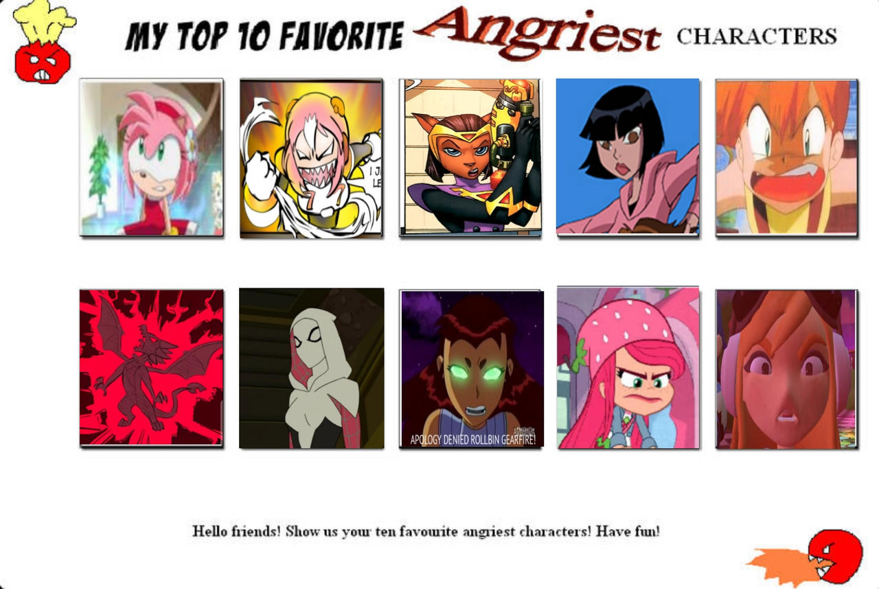 Top Ten Angry Characters By Jonatan55484 On DeviantArt top-ten-angry-characters-by-jonatan55484-on-deviantart