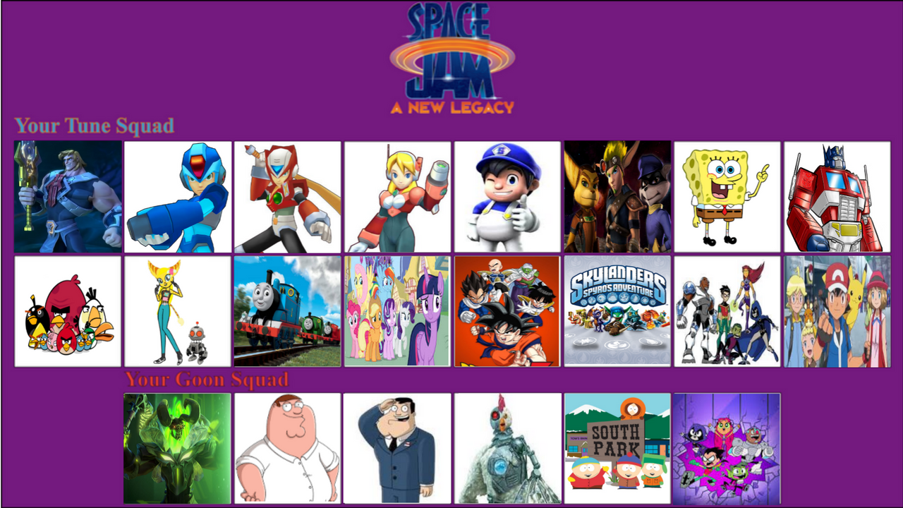 Space Jam 2 Cast By Jonatan55484 On DeviantArt Space jam 2 cast by jonatan55484 on deviantart