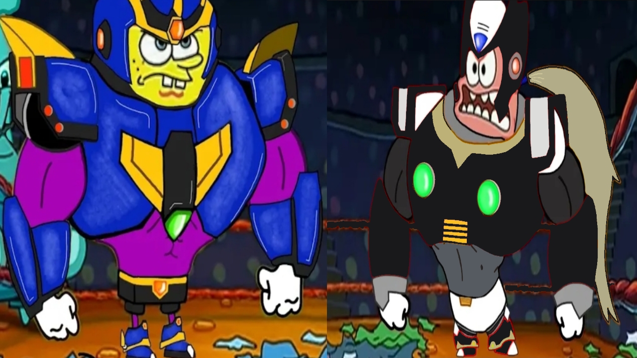 Ultimate Armor SpongeBob Vs Black Patrick By Jonatan55484 On DeviantArt ultimate-armor-spongebob-vs-black-patrick-by-jonatan55484-on-deviantart