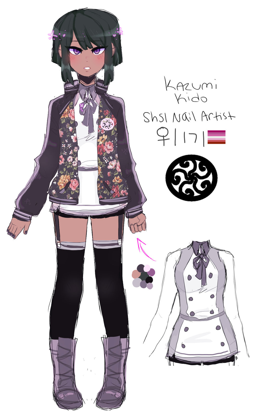 a dangan ronpa oc by carnivalphantasm on DeviantArt