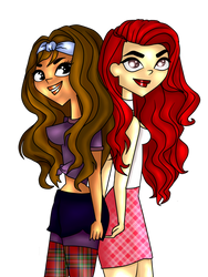 Total drama Courtney and Zoey