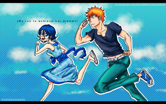 Color and Wallpaper Rush - Ichigo and Rukia