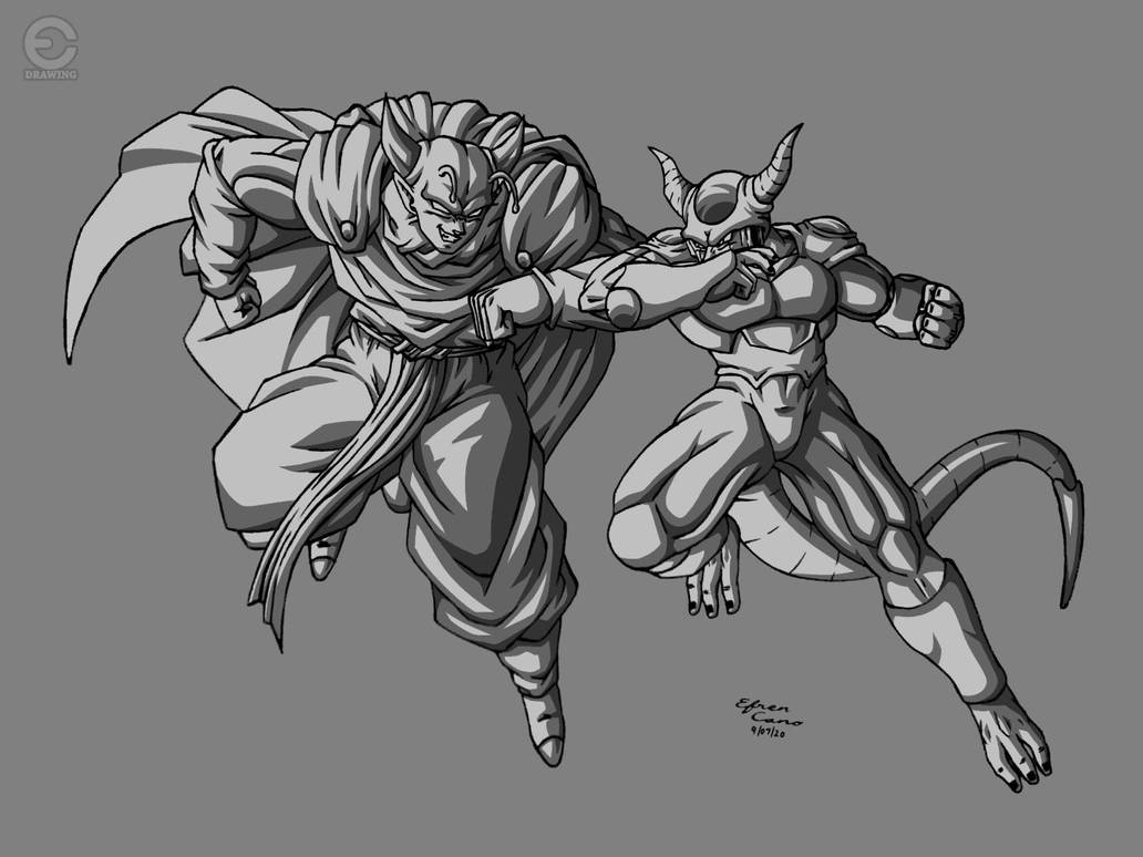 Gast (Demon Namek) vs Cheeli (2nd Form) Shadows by ANIMEFREAK93867 on ...