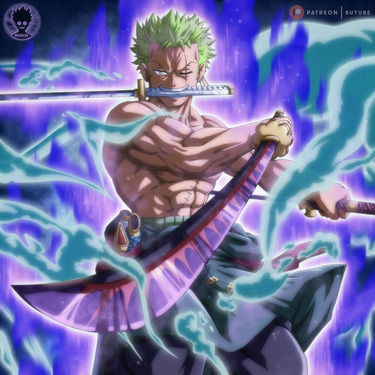 ZORO ONE PIECE HAKI by Allydity2412 on DeviantArt