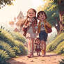 Cute Kids Illustrations, Book Illustrations,