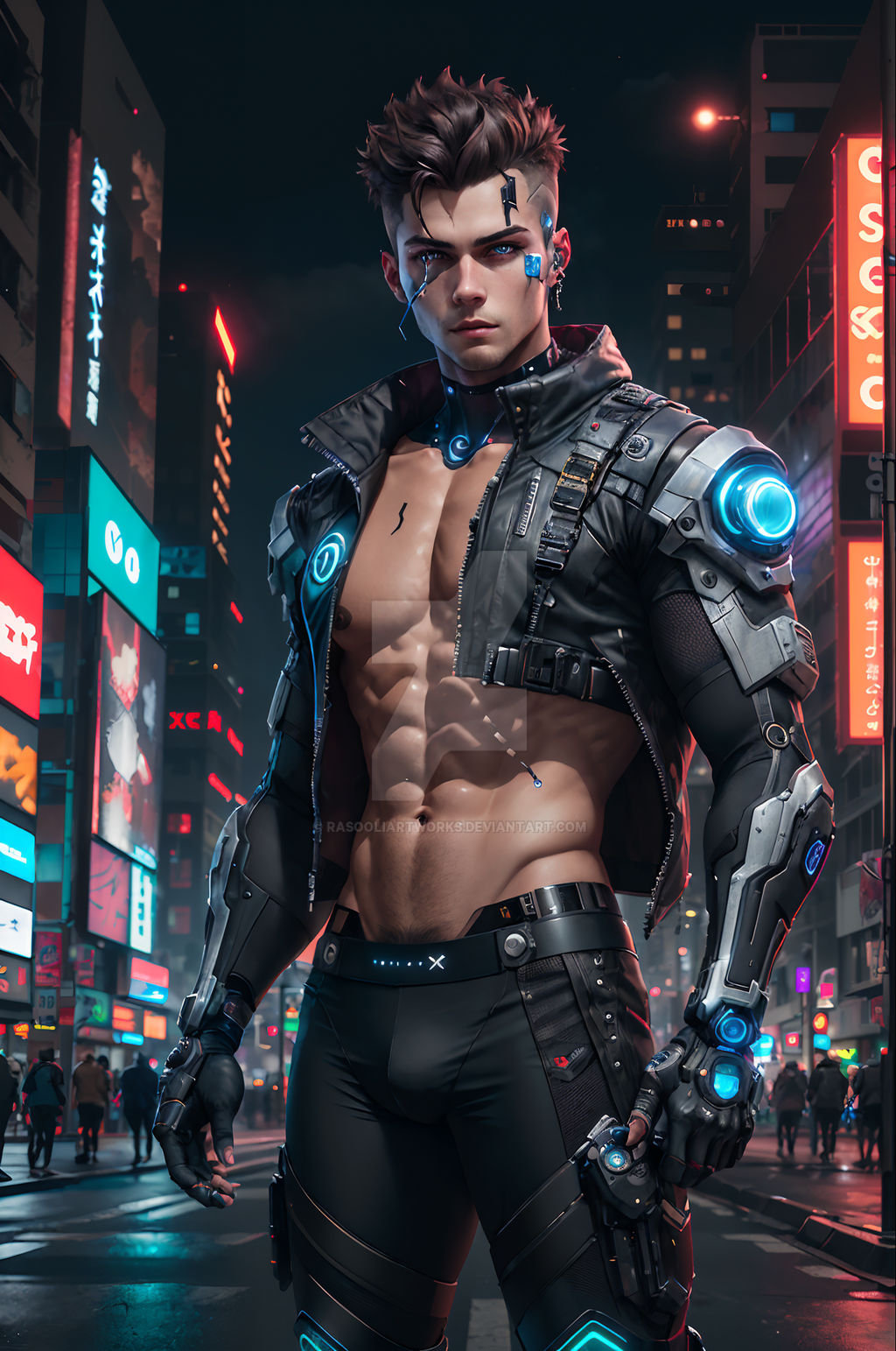 Cyberpunk Guy by AceRanger17 on DeviantArt