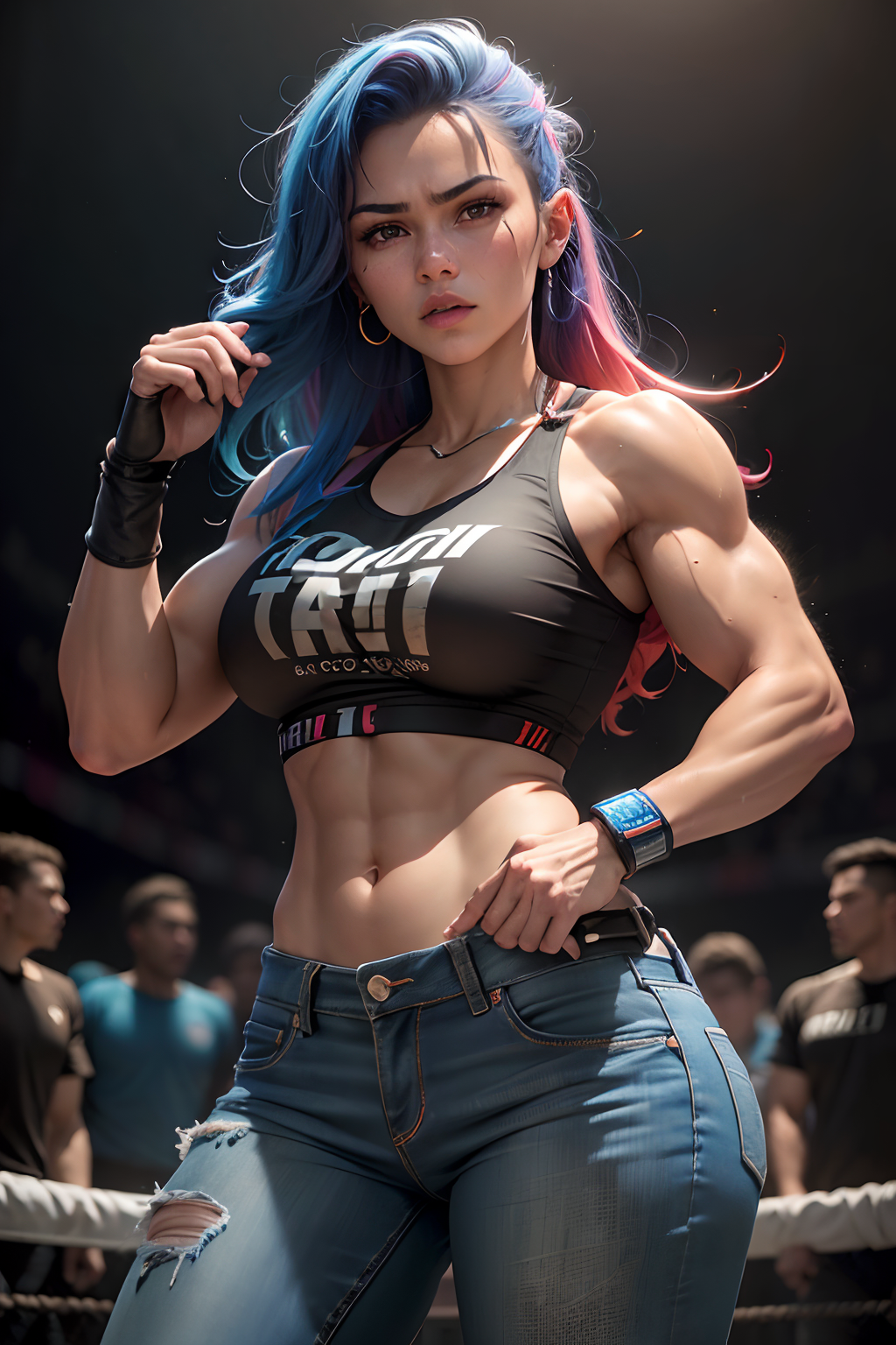 Bodybuilder Fan Female Bodybuilder Fan Art by RasooliArtworks on DeviantArt