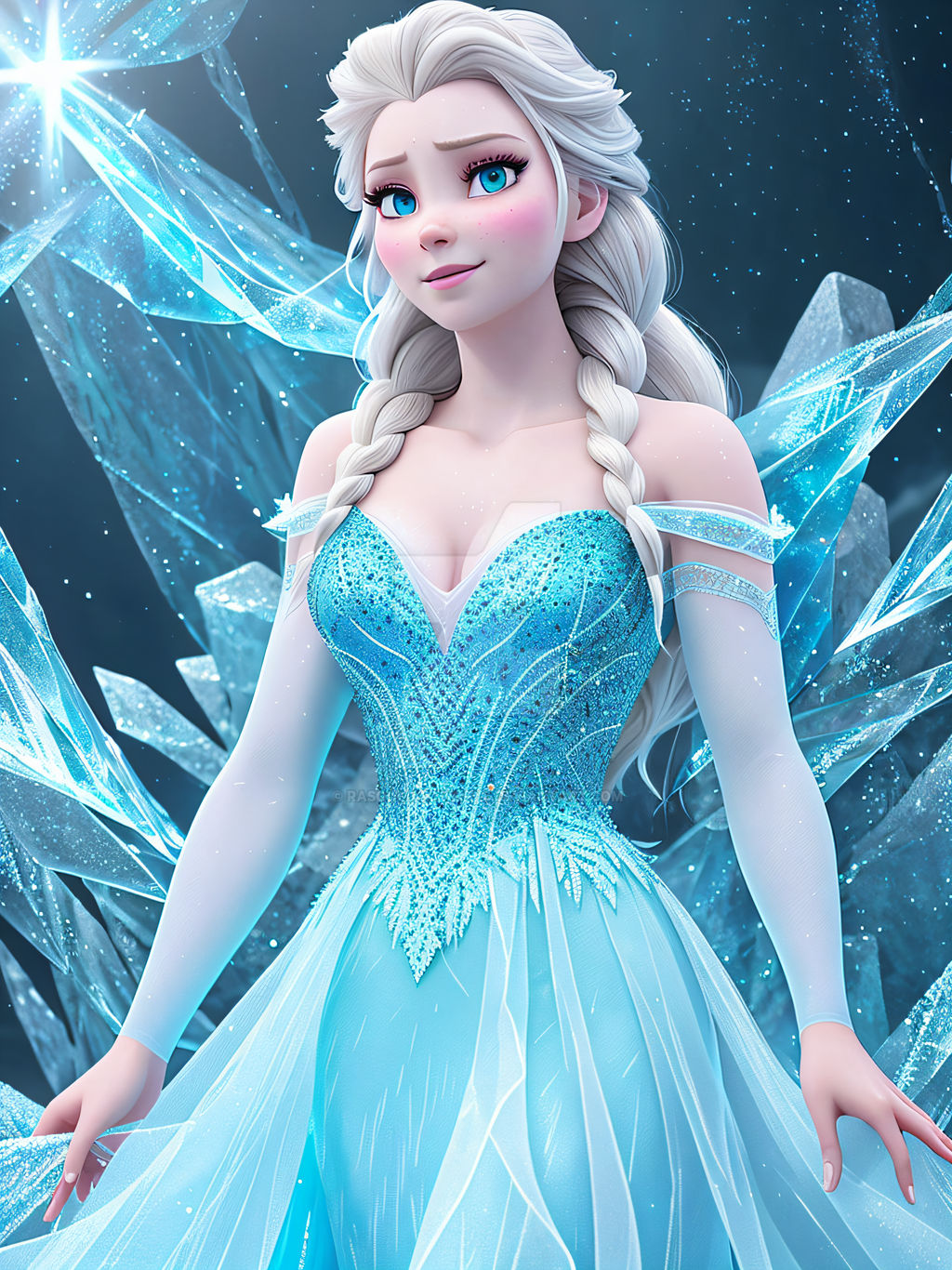 Elsa Cartoon Character from Frozen, 4k Elsa by RasooliArtworks on  DeviantArt, elsa frozen 