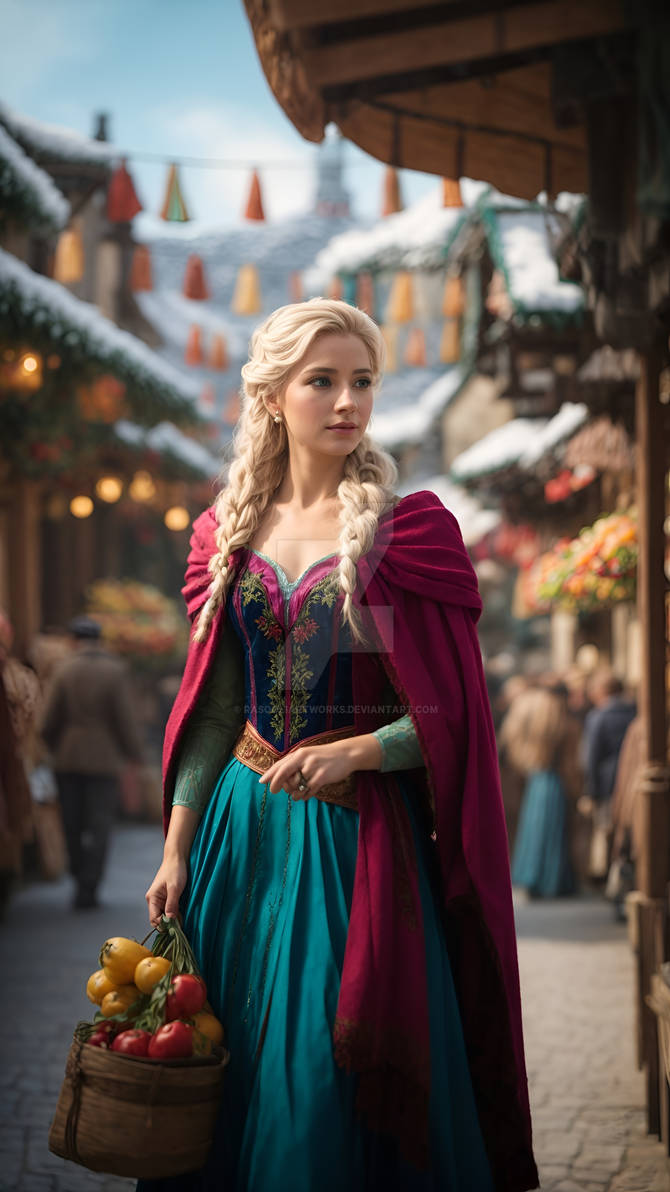Acadele Elsa Elsa in a traditional Arendelle outfit by RasooliArtworks on DeviantArt
