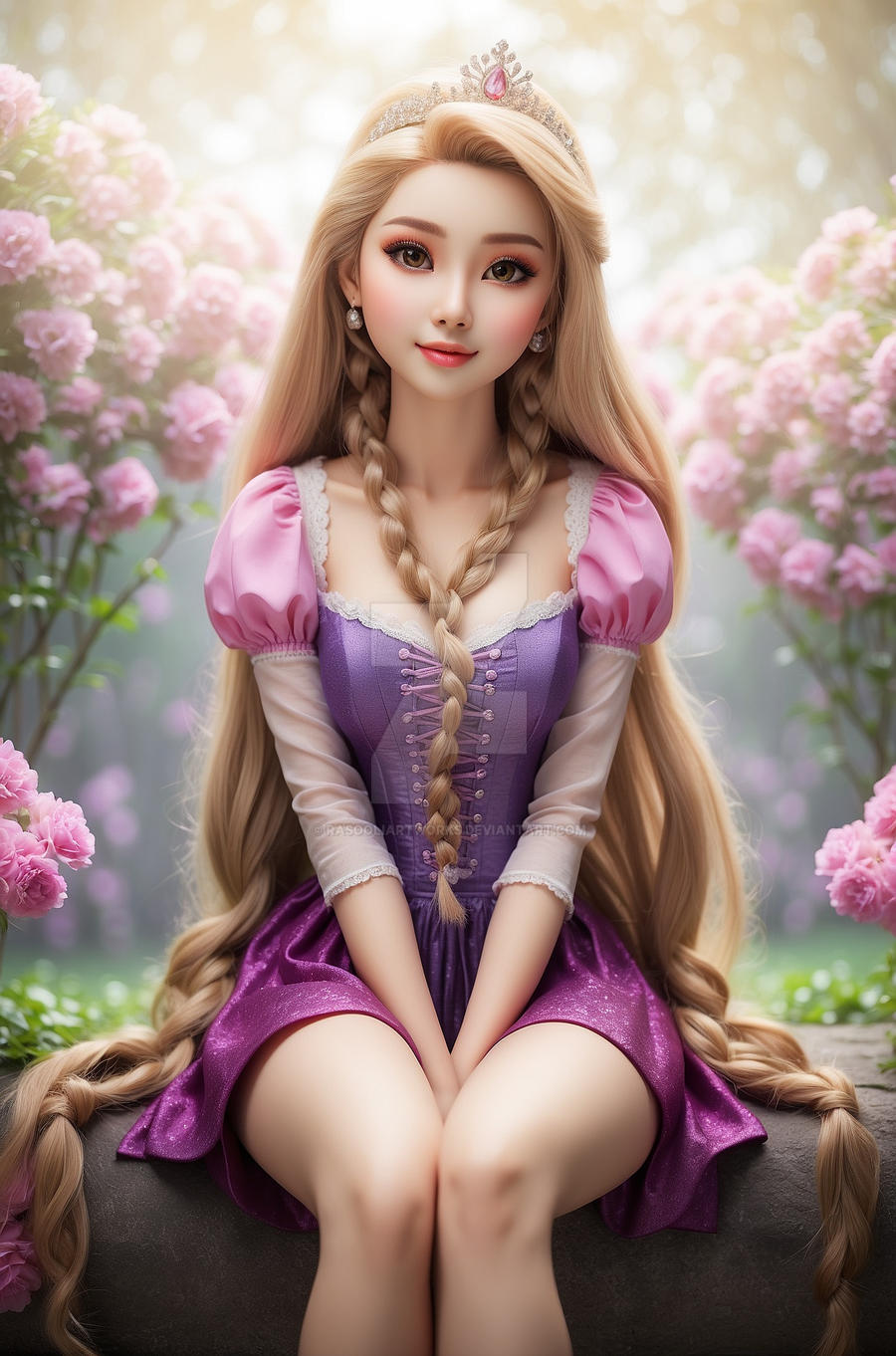 Princess Rapunzel from Disney (Tangled) by RasooliArtworks on DeviantArt