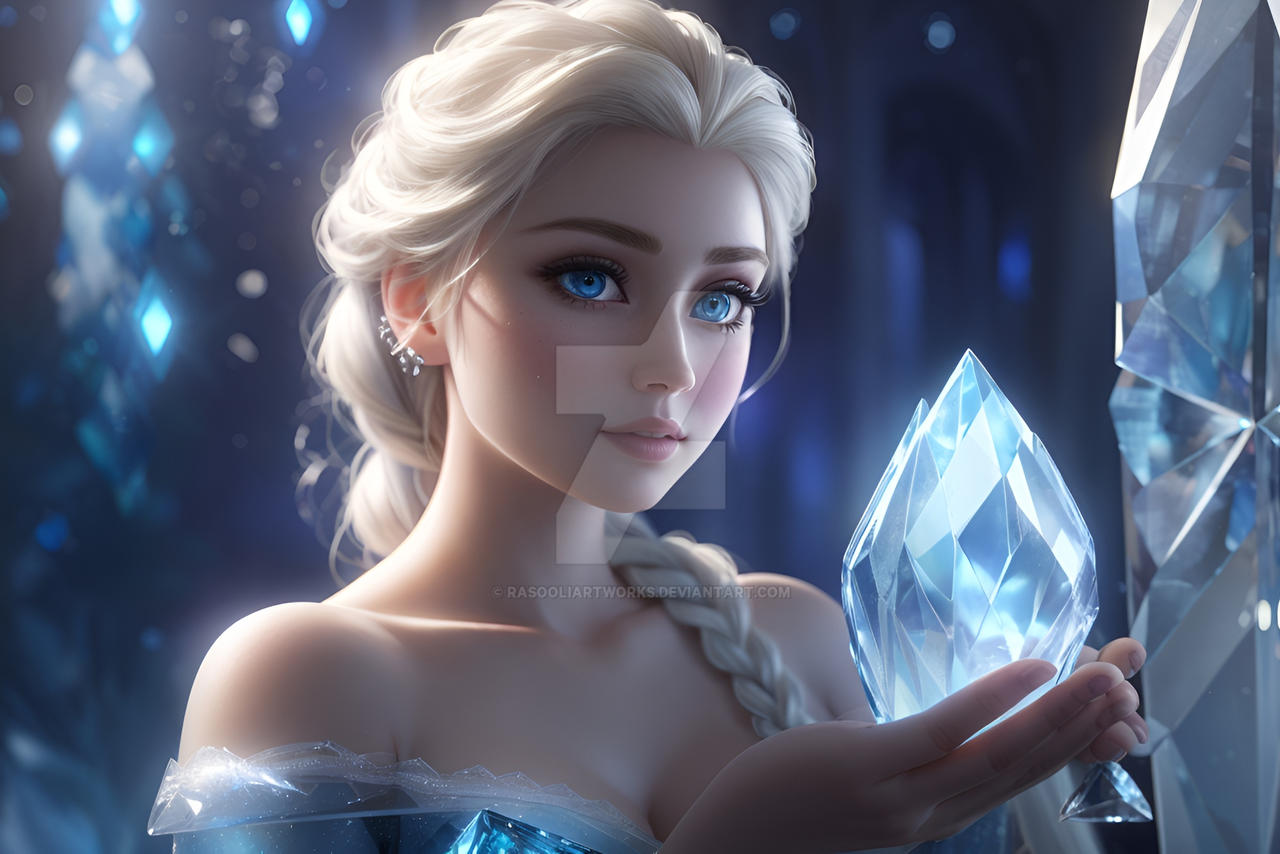 Elsa Front Rofile Elsa From Frozen Wallpaper by RasooliArtworks on DeviantArt