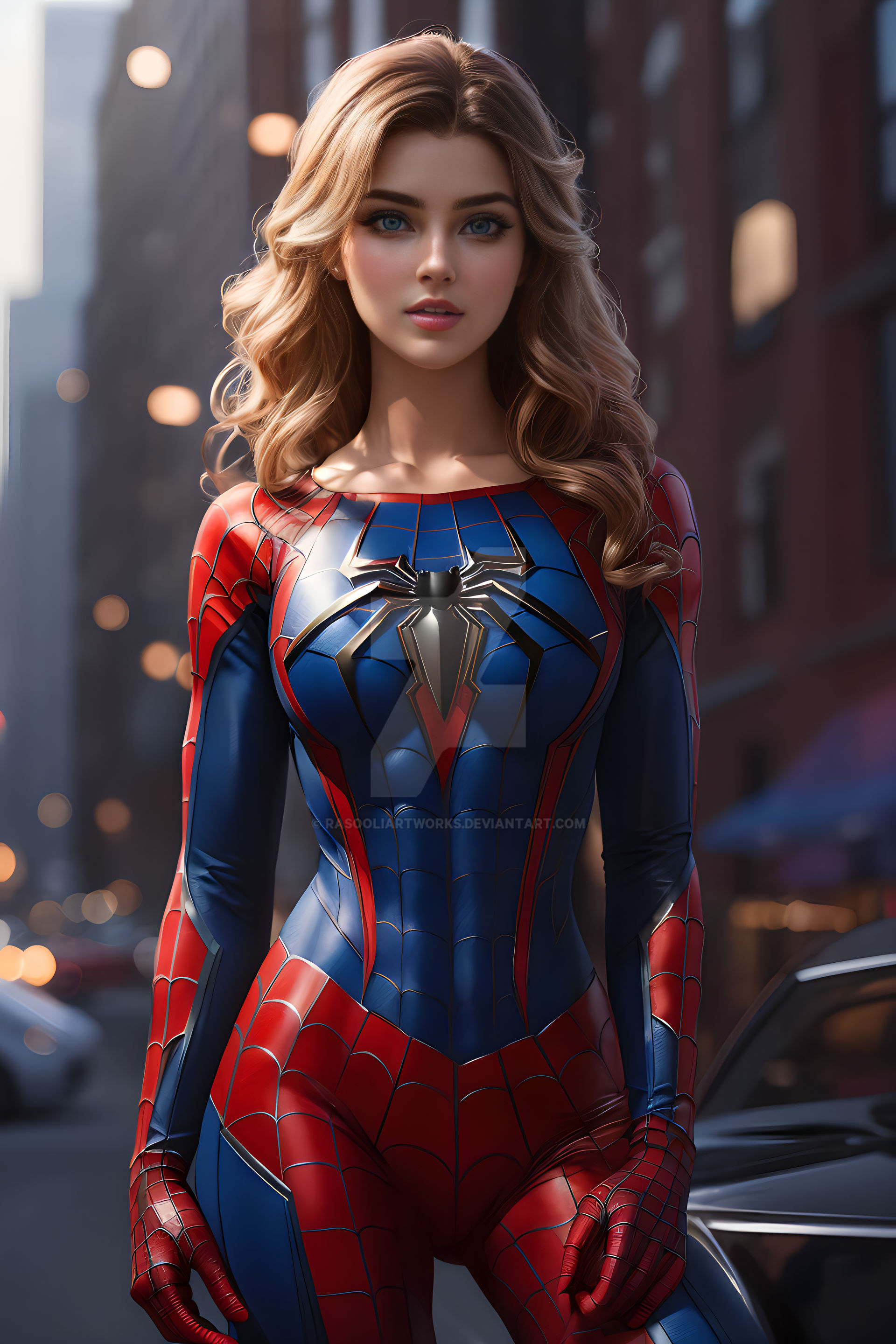 Beautiful Girl In Spiderman Suit 4K Quality By RasooliArtworks On beautiful-girl-in-spiderman-suit-4k-quality-by-rasooliartworks-on
