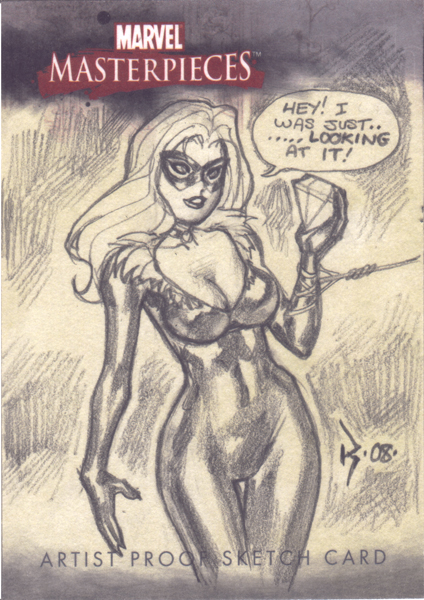 Black Cat SketchCard