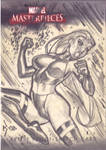 Psylocke Sketch Card by RyanKinnaird