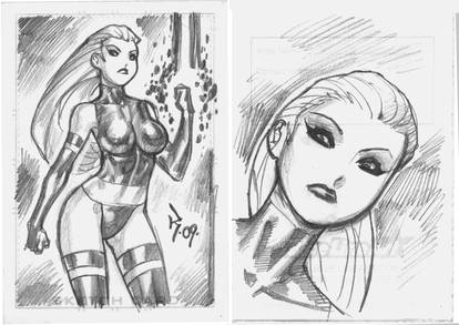 Psylocke Sketchcard 02