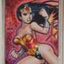 WonderWoman ColorSketchcard