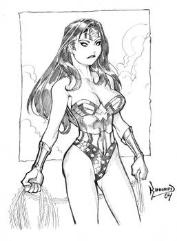 Wonder Woman sketch 1