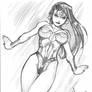 Wonder Woman sketch 2