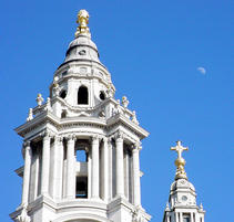 St. Pauls and the Daytime Moon