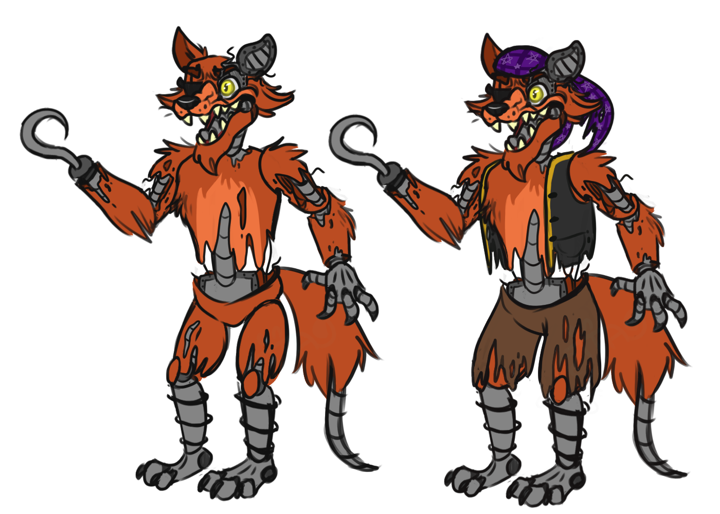 Unofficial Foxy Reference Guide by Centchi on DeviantArt