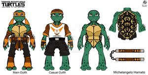 TMNT: Michelangelo Model Sheet