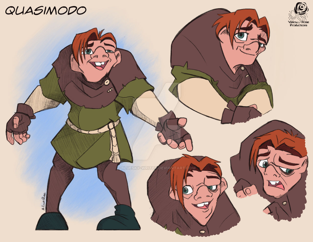 Quassi Moddo HOND: Quasimodo Study by BlueSky-Writer on DeviantArt