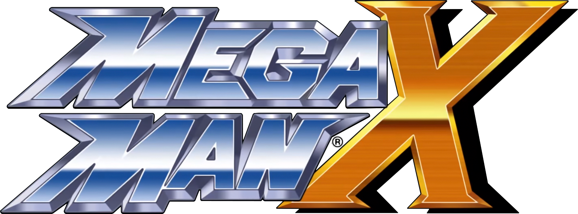 Megaman X Logo Png Mega Man Maverick Hunter X Clipart Large Size