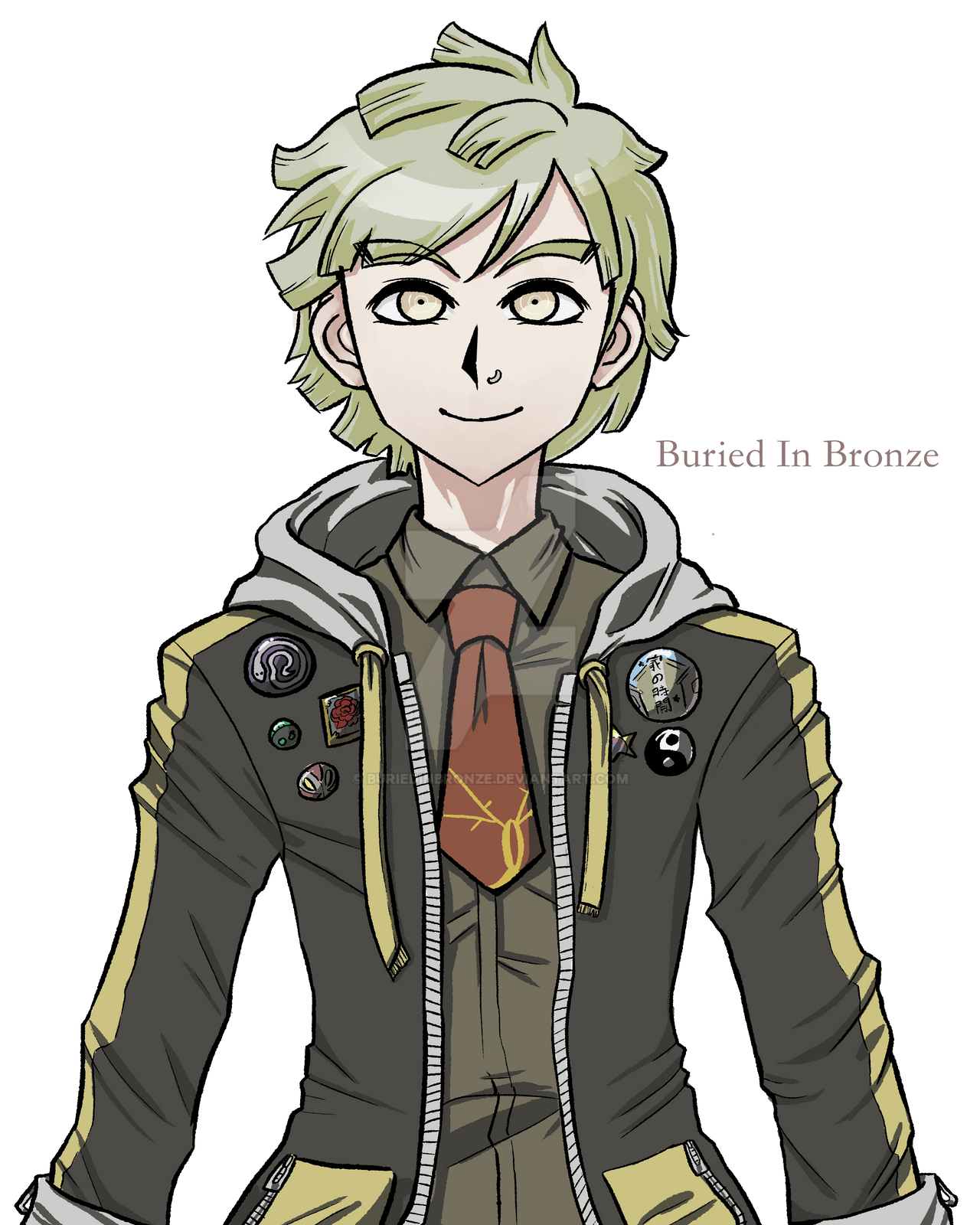 Danganronpa Oc by BuriedInBronze on DeviantArt