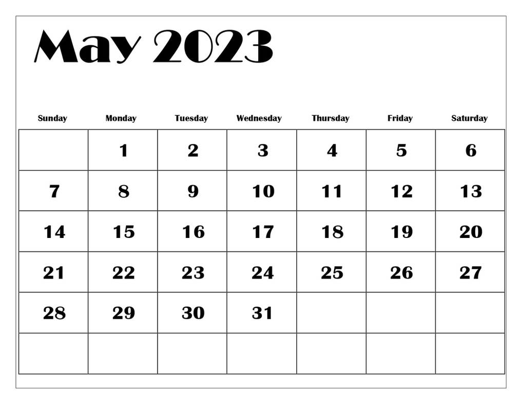 May 2023 Calendar Printable By Printabletree On DeviantArt may-2023-calendar-printable-by-printabletree-on-deviantart