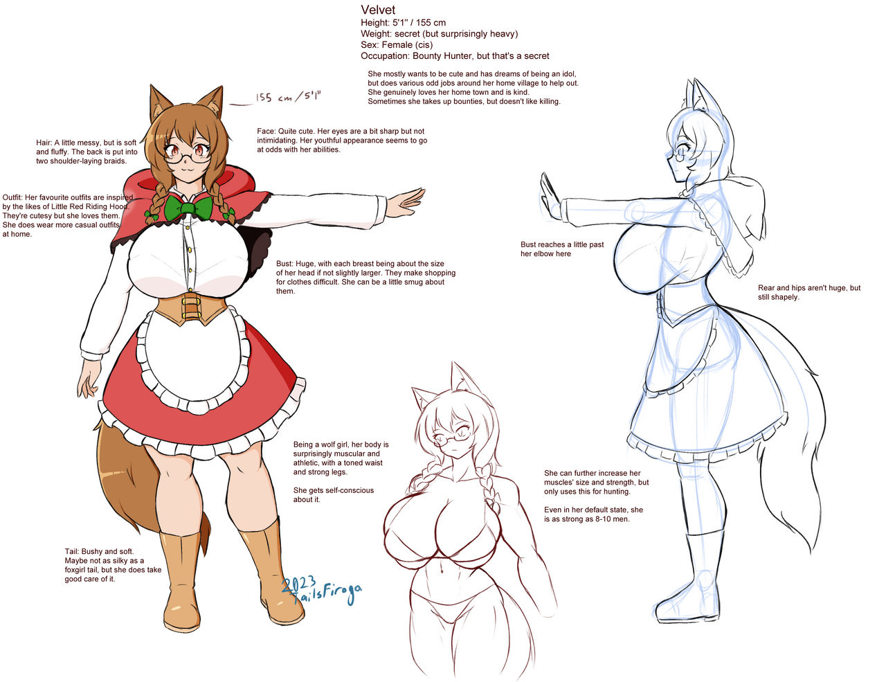 Velvet character sheet