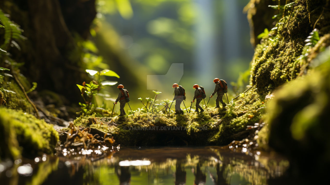 Anthive Kittu One Minuscule Hikers Trek Across An Anthive by viaankart on ...