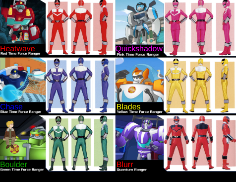 Power Rangers Time Force Transformers: Rescue Bots by NinjaTurtlesYes ...