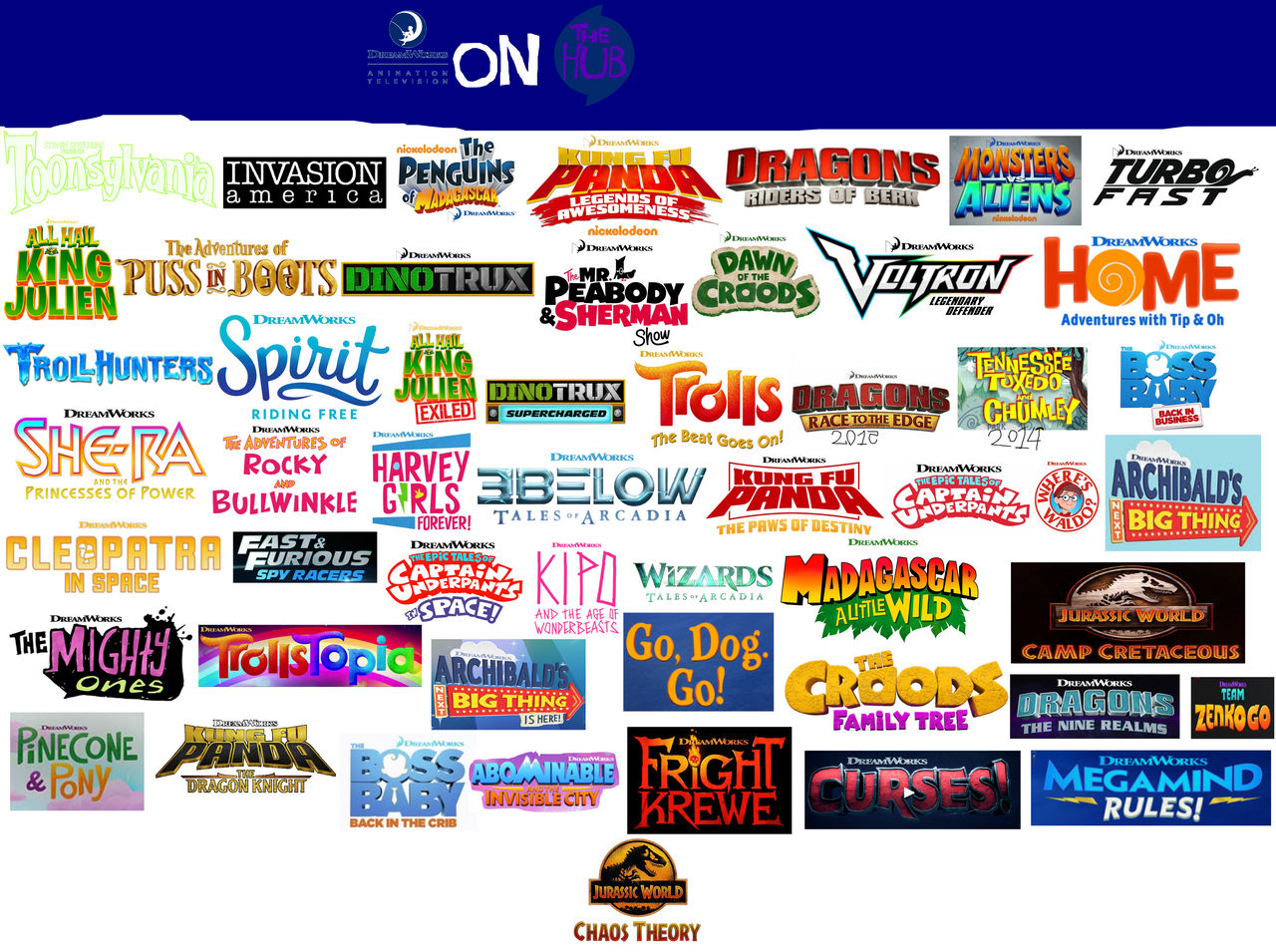 Program Lineup Full Deviantart Dreamworks Animation Television Programming Lineup by T3YRTRE on DeviantArt