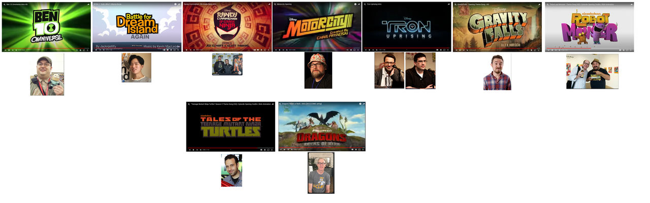 2012 Animation Logos Animation Show 2012's Dlretors And Title Collage by T3YRTRE on DeviantArt